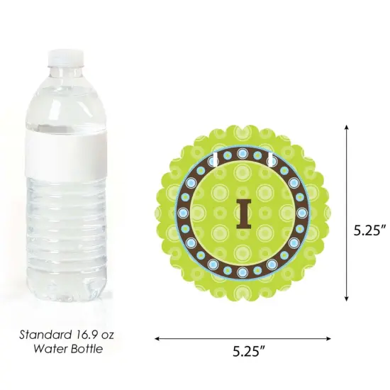 Big Dot of Happiness Blue Monkey Boy 1st Birthday Highchair Decor - I Am One - First Birthday High Chair Banner {3}