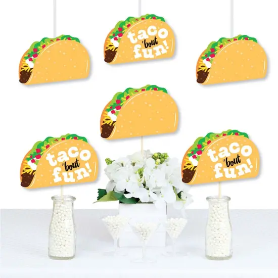 Big Dot of Happiness Taco 'Bout Fun - Decorations DIY Fiesta Essentials - Set of 20 {1}