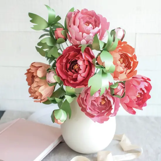 Lia Griffith Paper Stack 8.5"X11" 24/Pkg-Peony {3}