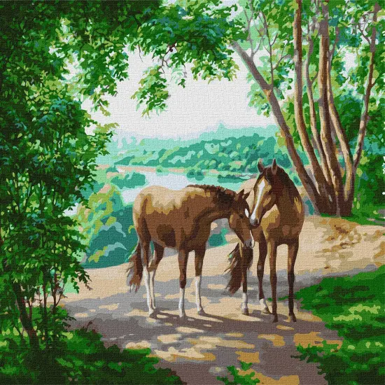 Painting by Numbers kit On a walk KHO4371 {2}