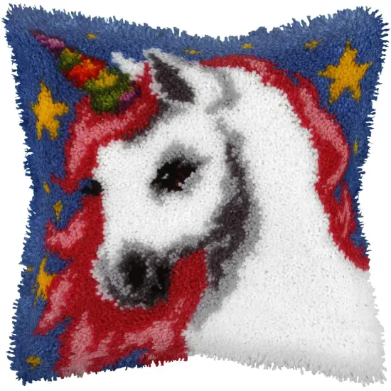 Latch hook cushion kit "Unicorn" 4119 {1}