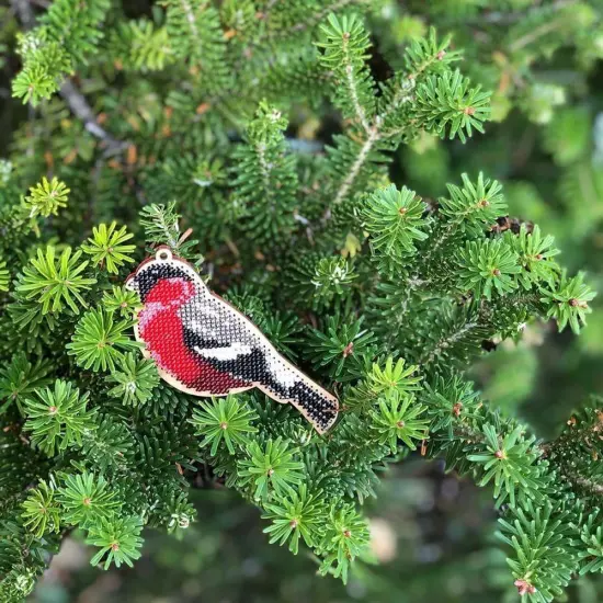 Bead embroidery kit on wood FLK-217 {3}