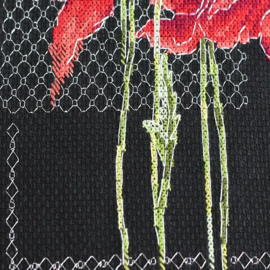Cross-stitch kit Poppies {5}
