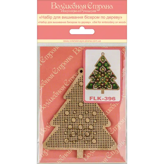 Bead embroidery kit on wood FLK-396 {3}