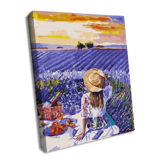 Painting by Numbers kit Lavender picnic KHO4966 {1}