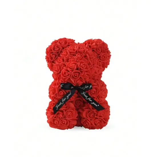 Rose Teddy Bear Gift Box {3}