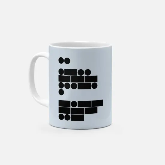 Morse Code I Love You 11 Oz Mug IX {1}