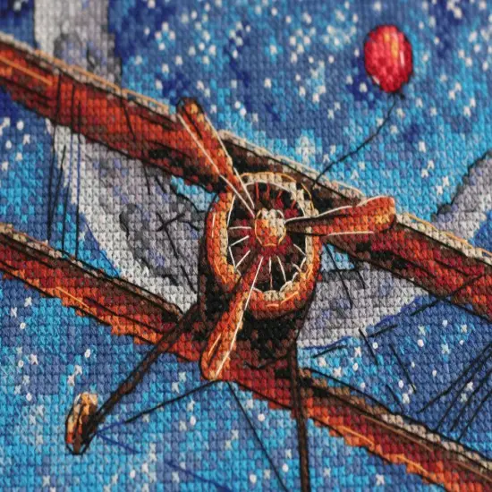 Cross-stitch kit Above the clouds {3}