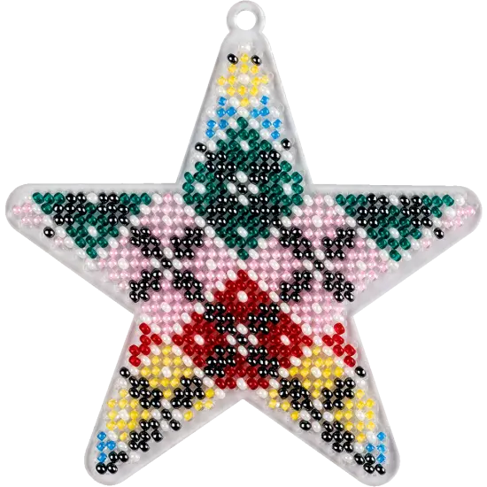 Bead embroidery kit on a plastic base FLPL-033 {2}