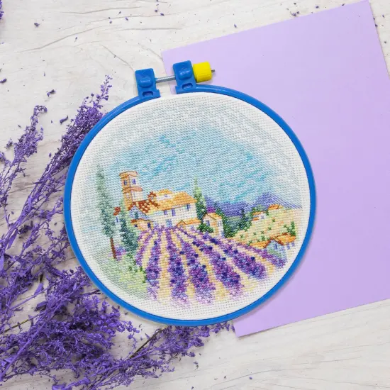 Cross stitch kit Paths of Provence {1}