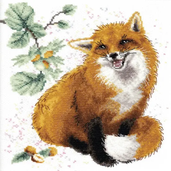 Counted cross stitch kit Fox {1}