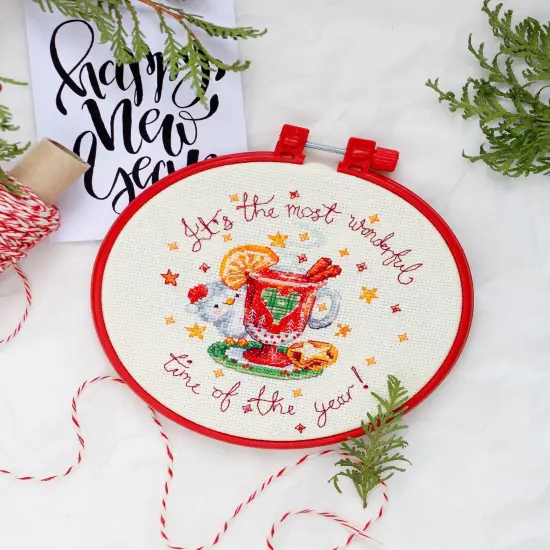 Cross stitch kit Sweet orange {1}