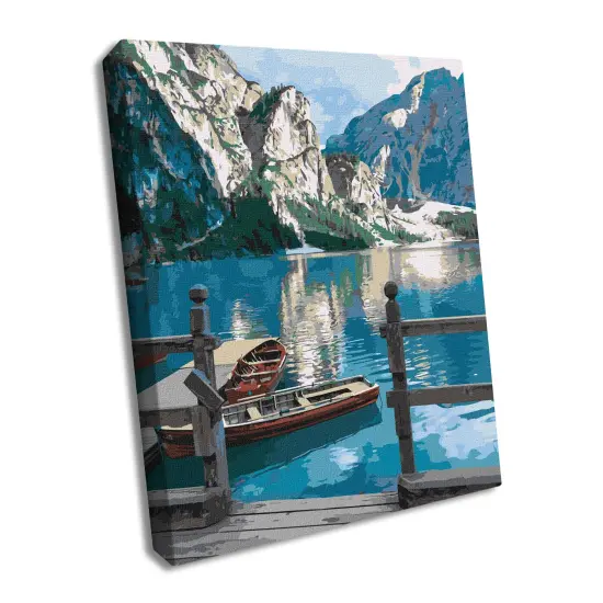 Painting by Numbers kit Mountain peace KHO2763 {1}