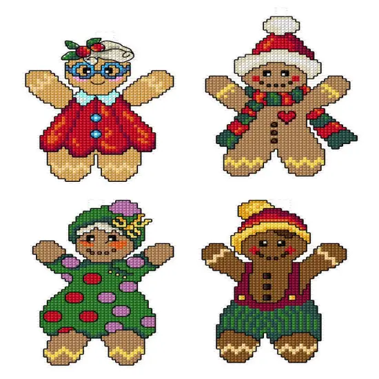 Gingerbread Counted Cross-Stitch Kit {1}