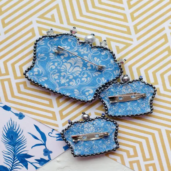 Bead Embroidery Decoration Kit- Crown {3}