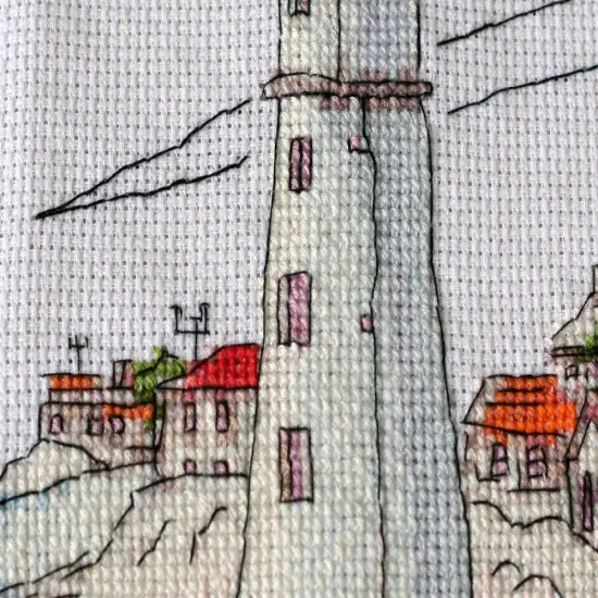 Cross-stitch kit Lighthouse light {6}