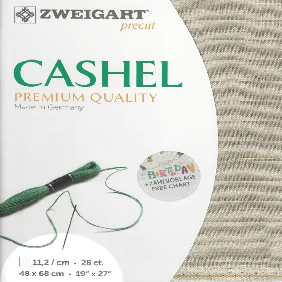 Precut Zweigart Cashel 28 count Raw Linen {1}