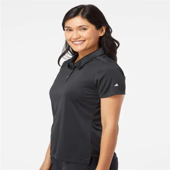 Adidas&reg; Women's 3-Stripes Shoulder Polo Collegiate royal/ gr {4}