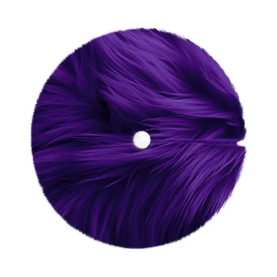 FabricLA 36" Purple Faux Fur Christmas Tree Skirt - Fluffy Plush Tree Skirt (91cm) for Holiday Decorations {2}