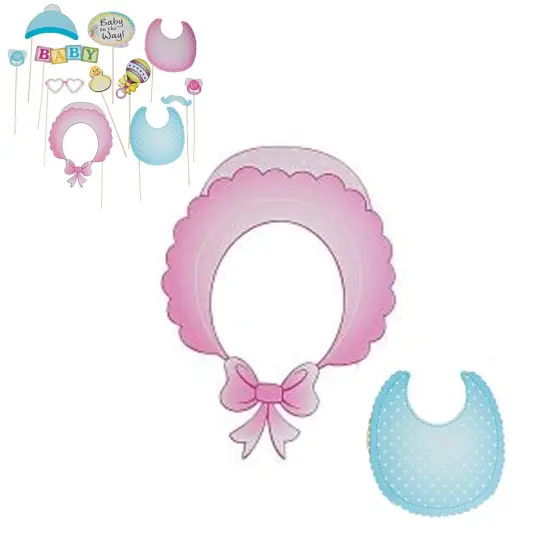 Baby Shower Photo Booth Stick Prop Set - 12 Pieces for Unforgettable Moments of Joy and Celebration | Raheev&reg; {6}