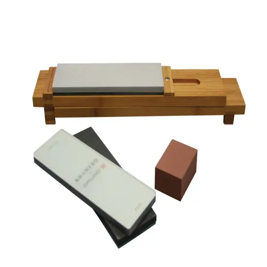 KRAMER by ZWILLING 6-pc Glass Water Stone Sharpening Set {1}