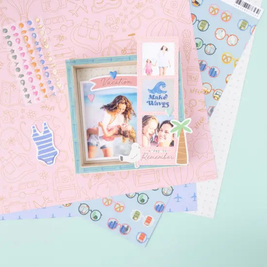 American Crafts Coast-to-Coast Enamel Dots 60/Pkg-Gold Foil {6}