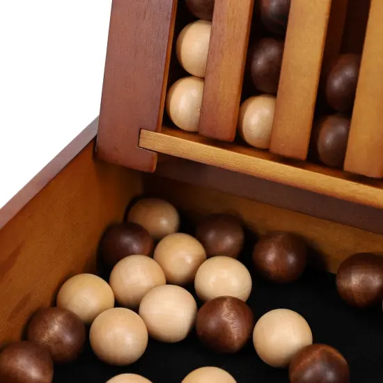 WE Games Wood Captain's Mistress Game (4 balls in a row) 11.38 inches {3}