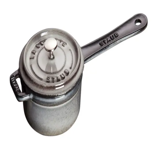 STAUB Cast Iron 0.25-qt Mini Saucepan {2}