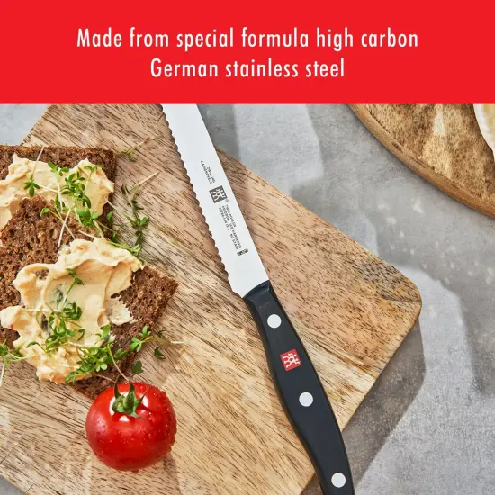 ZWILLING TWIN Signature 5-Inch Utility Knife, Serrated Edge {3}