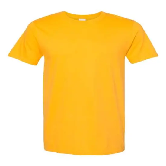 Gildan&reg; Softstyle Lightweight Short Sleeve Crewneck Cotton T-Shirt Gold {2}