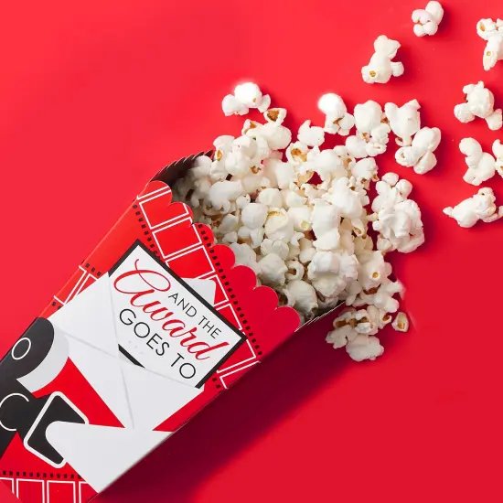 Big Dot of Happiness And the Award Goes To - Movie Party Favor Popcorn Treat Boxes - Set of 12 {3}