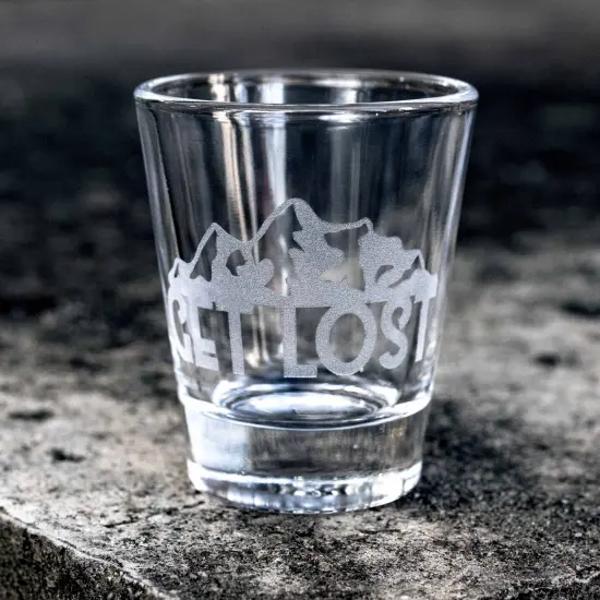 2oz Get Lost Shot glass {3}
