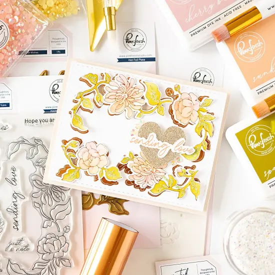 Pinkfresh Studio Clear Stamp Set 4"X6"-Best Wishes {5}