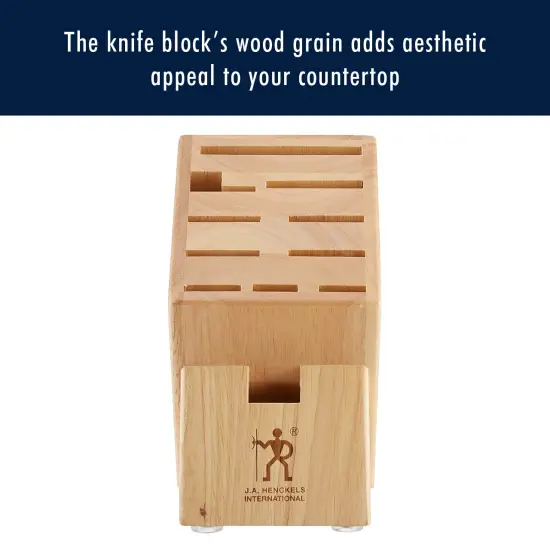 Henckels Hardwood Knife Block, Knife Storage, 11-slot {5}