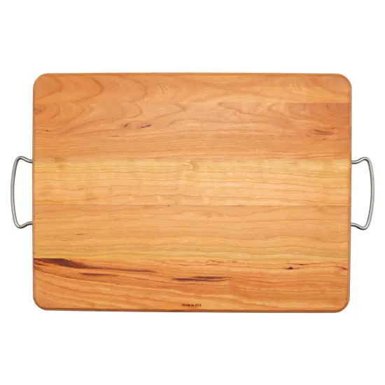 ZWILLING Cherry Wood Carving Board with Handles {7}