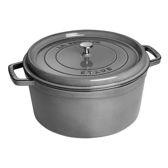 STAUB Cast Iron 13.25-qt Round Cocotte {1}