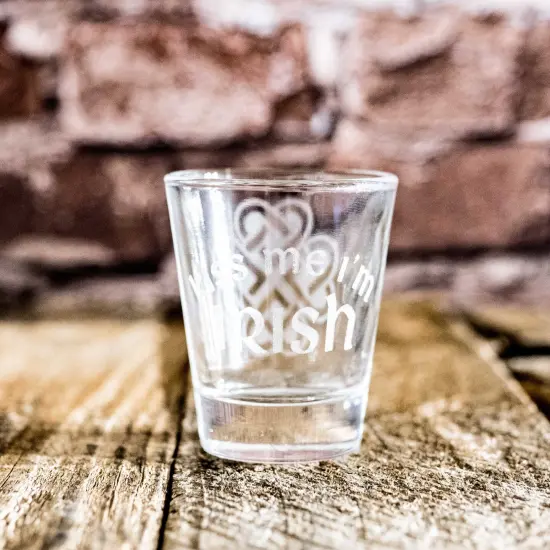 2oz Kiss me I'm Irish Shot glass {4}