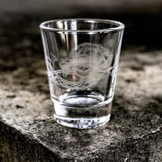 2oz Celtic Dragon Shot glass {3}