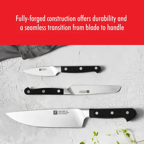 ZWILLING Pro 10-pc Knife Block Set with In-Drawer Knife Tray {5}