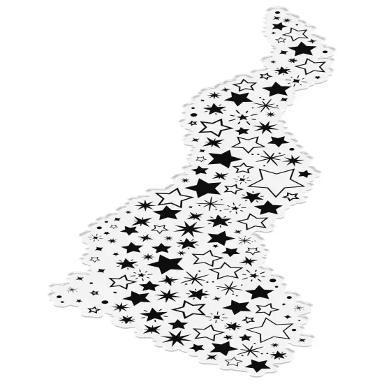 Crafter's Companion Cosmic Clear Acrylic Stamp-Milky Way {3}