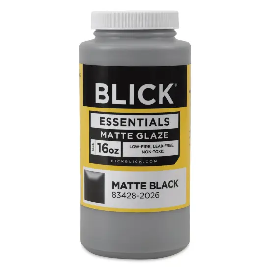 Blick Essentials Matte Glaze - Black, Pint {1}