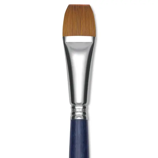 Escoda Chronos Brush - Short Handle, Bright, Size 3/4" {1}