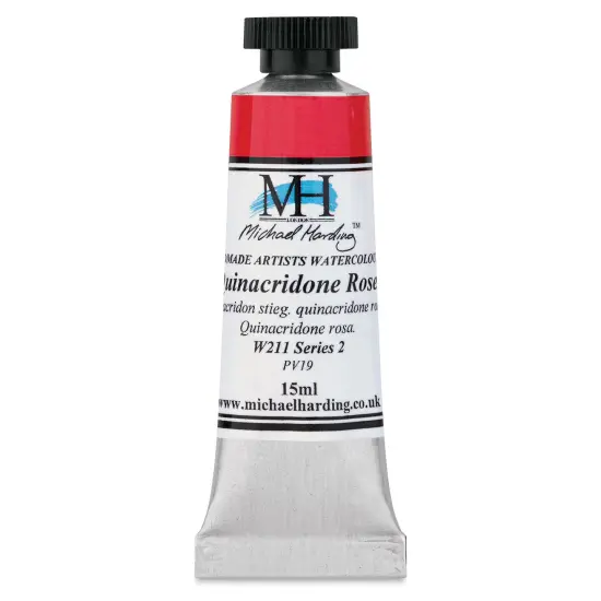 Michael Harding Artists Watercolor - Quinacridone Rose, 15 ml {1}