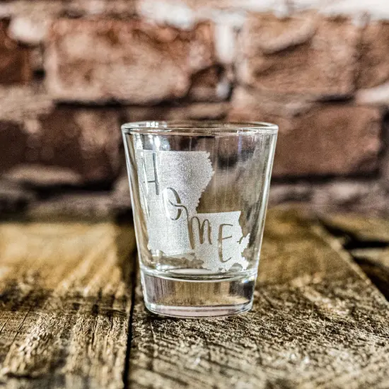 2oz State Home - Louisiana Shot glass {3}