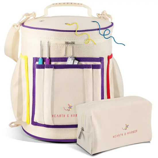 Hearth & Harbor Crochet Bag Organizer {1}