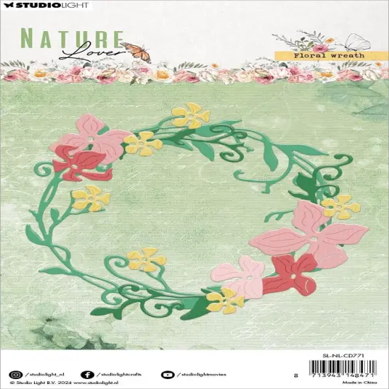 Studio Light Nature Lover Cutting Dies-Nr. 771, Floral Wreath {3}