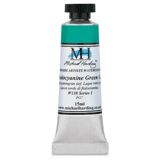 Michael Harding Artists Watercolor - Phthalocyanine Green Lake, 15 ml {1}
