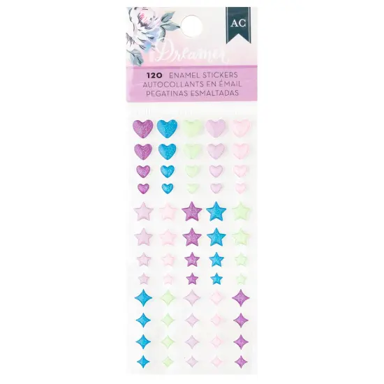 American Crafts Dreamer Enamel Dots 120/Pkg-120/Pkg {1}