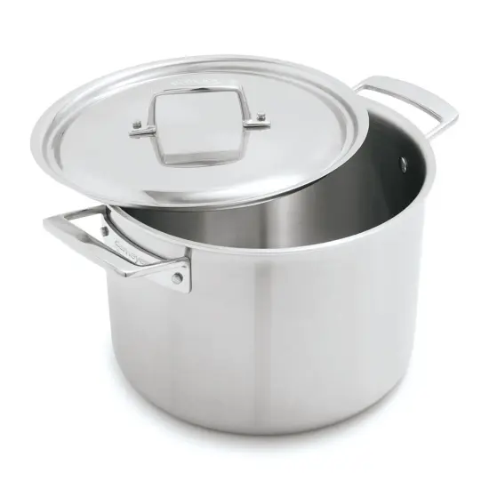 Demeyere Essential 5-ply 8-qt Stainless Steel Stock Pot with Lid {1}