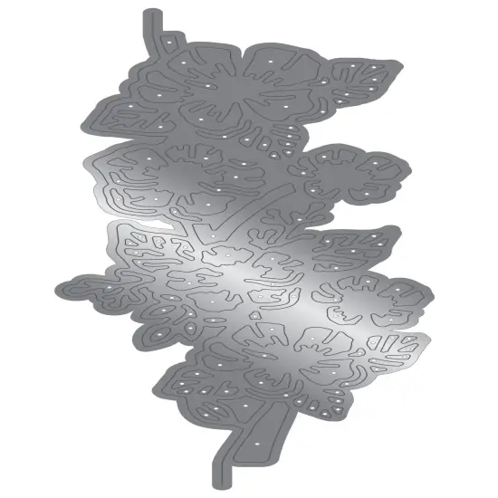 Nature's Garden Kingfisher Metal Die-Blossoming Floral Border {3}